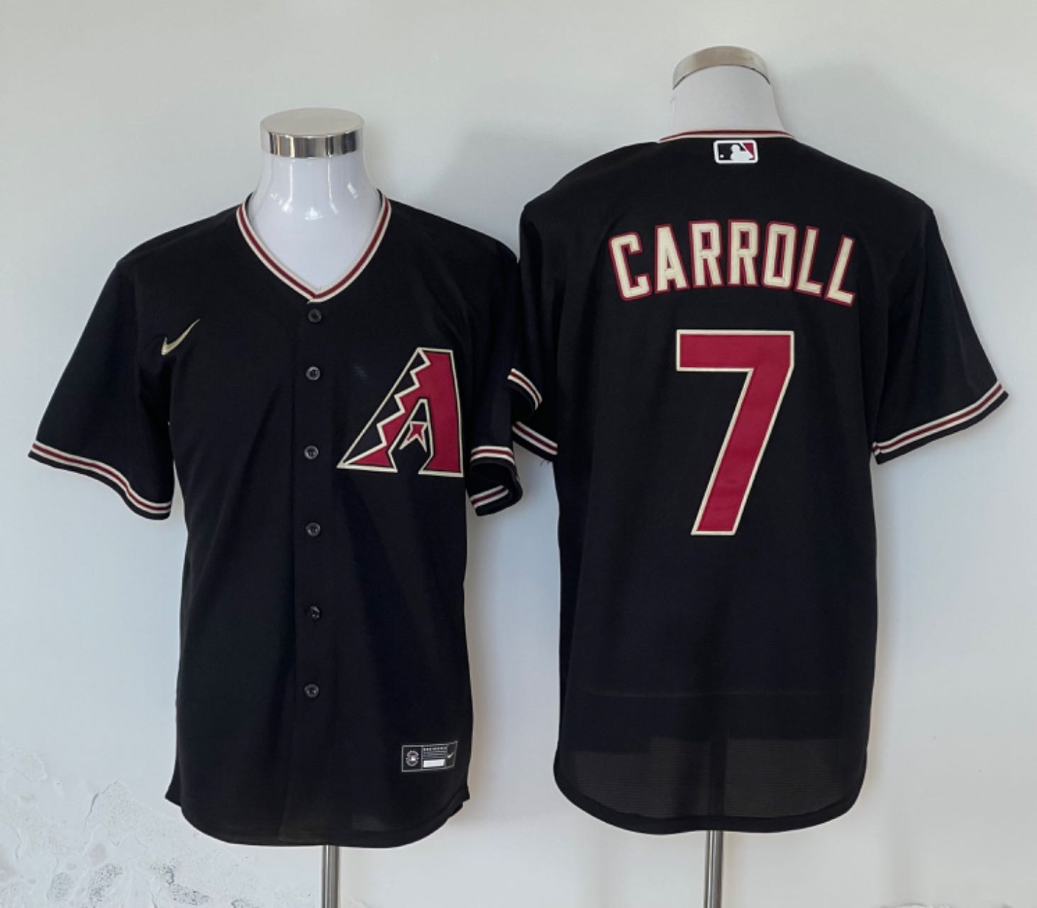 Men's Arizona Diamondbacks Corbin Carroll #7 Black Limited Jersey